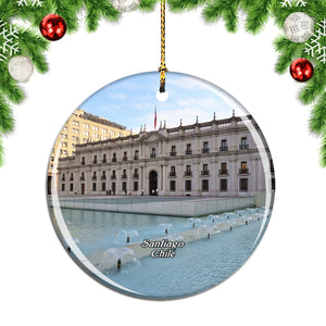 Government Of Santiago Chile Christmas Ornament