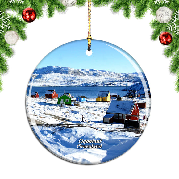 Greenland Denmark Oqaatsut Christmas Ornament