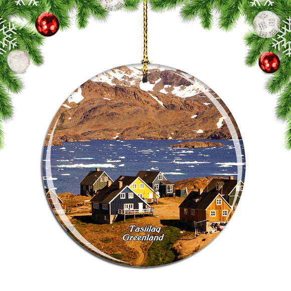 Greenland Denmark Tasiilaq Christmas Ornament