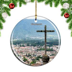 Guatemala Cross Christmas Ornament