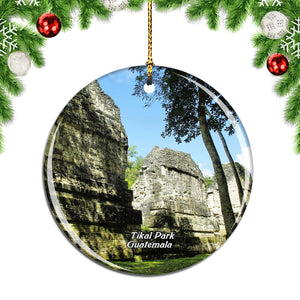 Guatemala Tikal Christmas Ornament