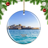 Gunkan-jima Hashima Nagasaki Japan Christmas Ornament