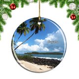 Guyana Beach Christmas Ornament