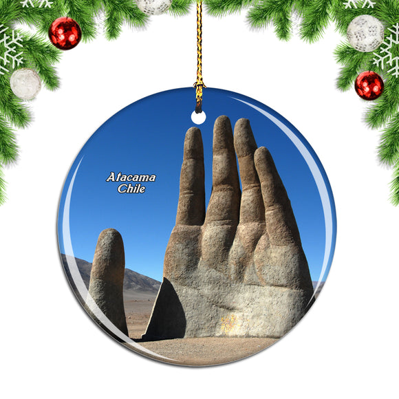 Hand of Antofagasta Atacama Desert Chile Christmas Ornament