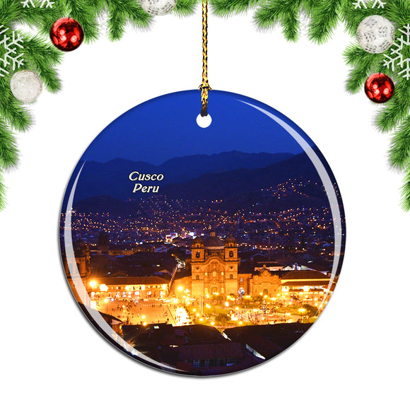 Historical center Cusco Peru Christmas Ornament