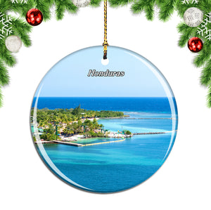 Honduras Bay Christmas Ornament