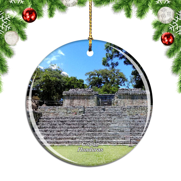 Honduras Copan Ruinas Christmas Ornament