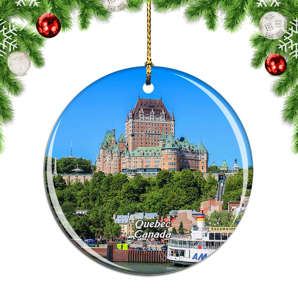 Canada Old Quebec Christmas Ornament