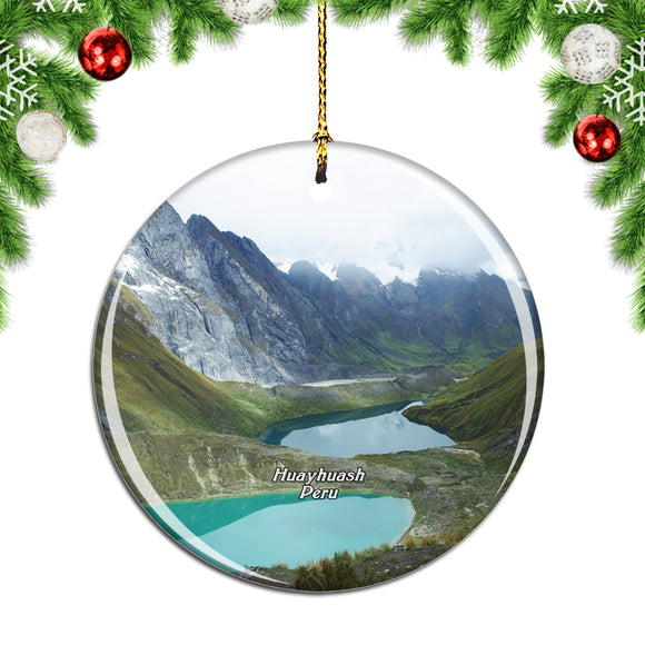 Huayhuash Andes Peru Christmas Ornament