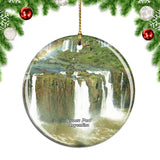 Iguazu Port Waterfall Argentina Christmas Ornament