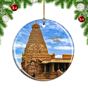 India Brihadishvara Thanjavur Christmas Ornament