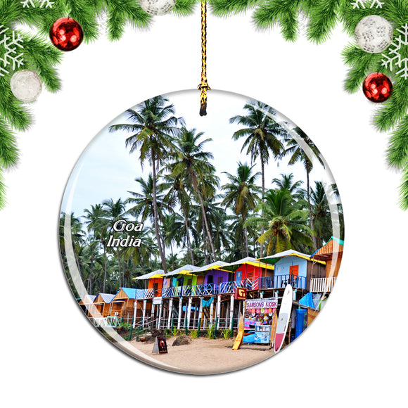 India Goa Beach Christmas Ornament