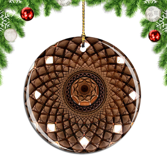 Iran Pattern Christmas Ornament