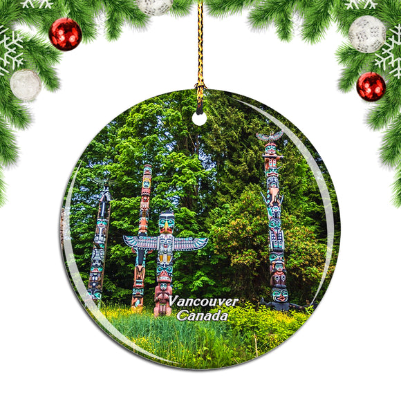 Canada Stanley Park Vancouver Christmas Ornament