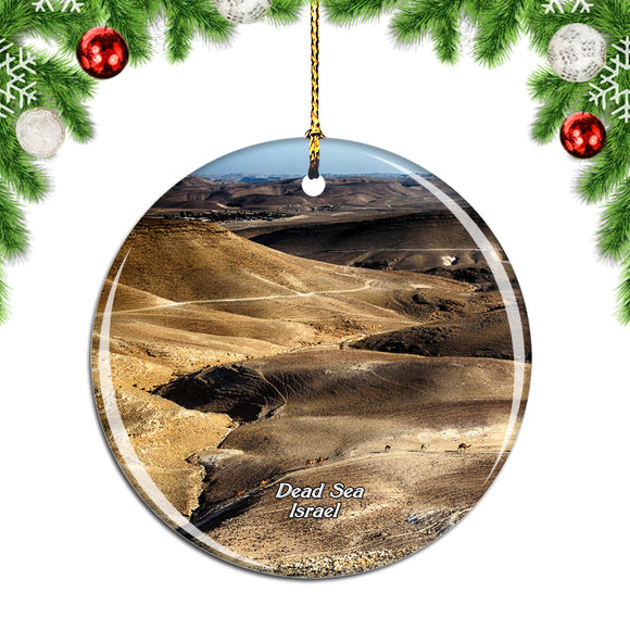 Israel Dead Sea Christmas Ornament