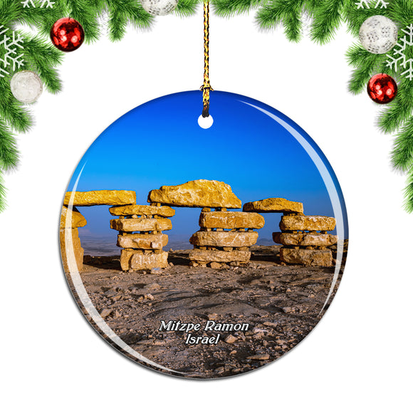 Israel Mitzpe Ramon Desert Christmas Ornament