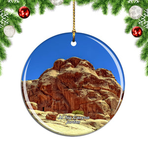 Jordan Al Siq Canyon Christmas Ornament