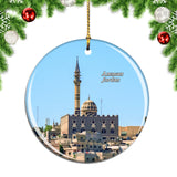 Jordan Amman Mosque Christmas Ornament