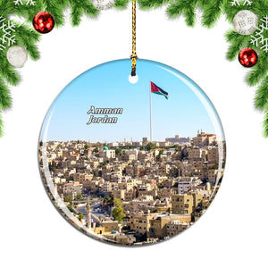 Jordan Amman Christmas Ornament