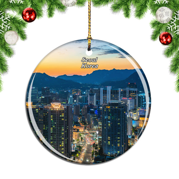 Korea Myeongdong Seoul Christmas Ornament