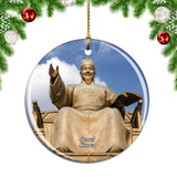 Korea Seoul King Statue Christmas Ornament