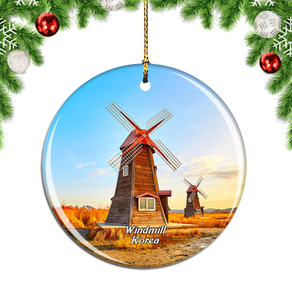 Korea Windmill Christmas Ornament