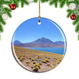 Lagunas Miscanti y Miniques San Pedro De Atacama Chile Christmas Ornament