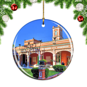 Lezama Palace Buenos Aires Argentina Christmas Ornament