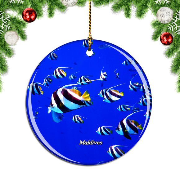 Maldives Fish Christmas Ornament