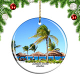 Mexico Akumal Beach Christmas Ornament