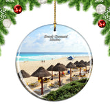 Mexico Beach Cozumel Christmas Ornament