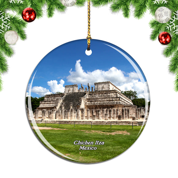 Mexico Chichen Itza Maya Christmas Ornament