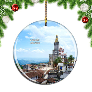 Mexico Puebla Cuetzalan Christmas Ornament