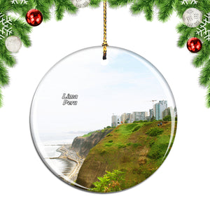 Miraflores Lima Peru Christmas Ornament