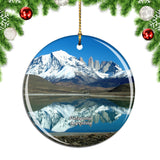 Monte Fitz Roy Patagonia Argentina Christmas Ornament