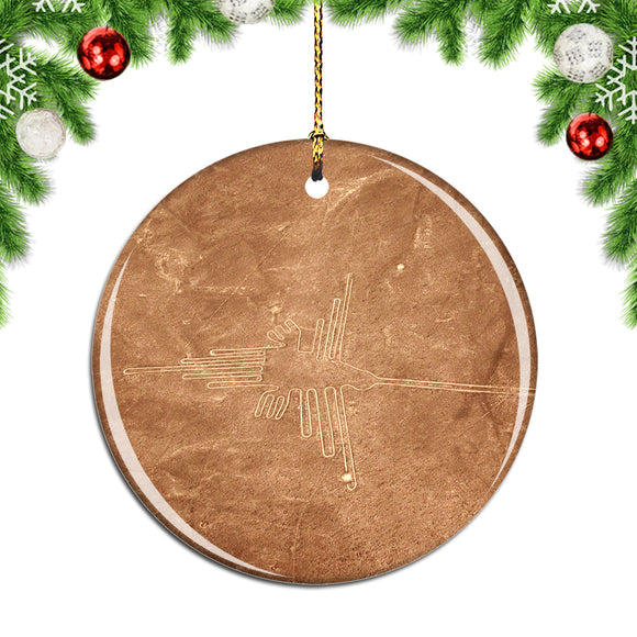 Nazca Lines Peru Christmas Ornament