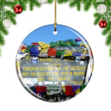 Nepal Annapurna Himalayas Christmas Ornament