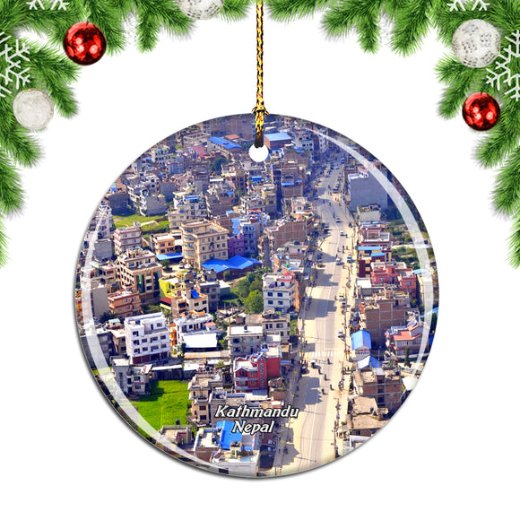 Nepal Kathmandu Christmas Ornament