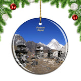 Nepal Pumori Everest Himalayas Christmas Ornament