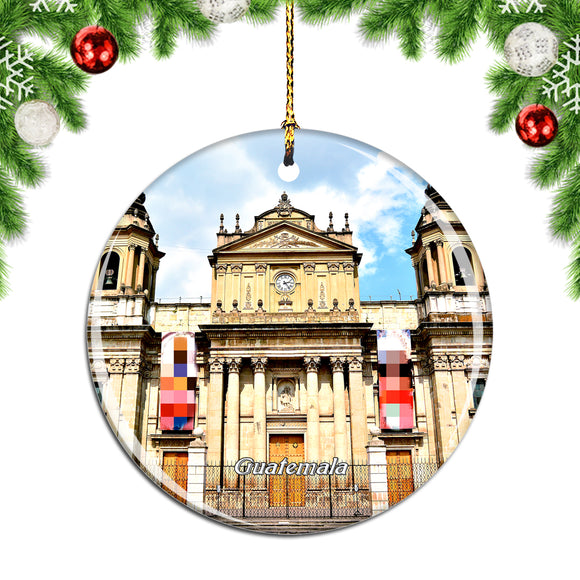 Cathedral of Guatemala Christmas Ornament