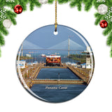 Panama Canal Christmas Ornament