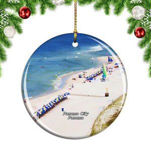 Panama City Beach Panama Christmas Ornament