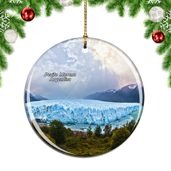 Perito Moreno Glacier Bay National Park Argentina Christmas Ornament