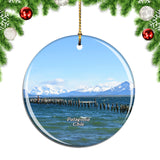 Puerto Natales Patagonia Chile Christmas Ornament