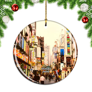 Shinjuku Alleyway Japan Christmas Ornament