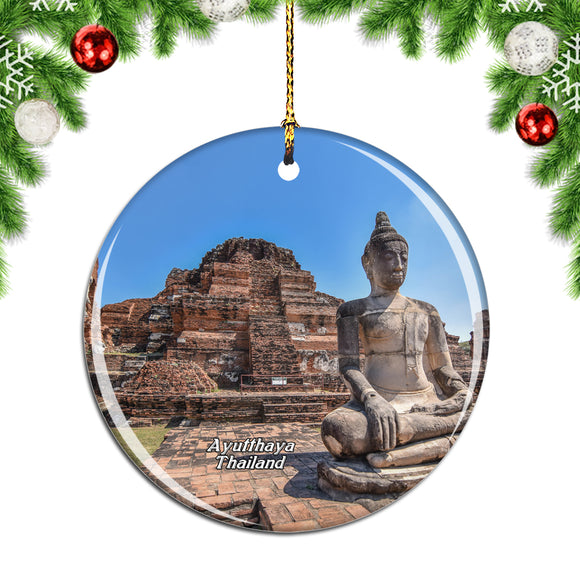 Thailand Ayutthaya Christmas Ornament