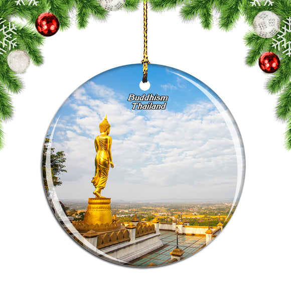 Thailand Buddhism Christmas Ornament