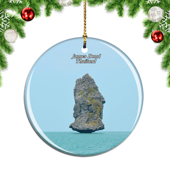 Thailand James Bond Island Christmas Ornament