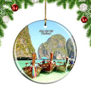 Thailand Koh Phi Phi Christmas Ornament