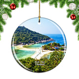 Thailand Koh Tao Christmas Ornament